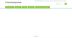 Desktop Screenshot of karl-preising-schule.de