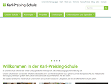 Tablet Screenshot of karl-preising-schule.de